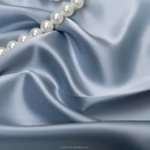 KUNYE eco smooth satin silk fabric for scrunchies