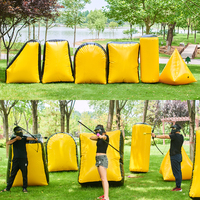6 Pcs Combat Air Gonflables Bunkers Paintball Bunkers Tir à l'arc Tir Combat CS Jeu Classique Arc et Flèche Tag peut Logo Personnalisé