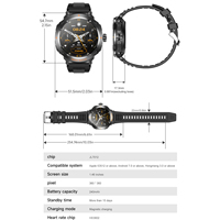 Smartwatch 2 in 1 con Auricolari TWS, 2 Cinturini, NFC, Assistente Vocale AI, Monitoraggio Frequenza Cardiaca, Chiamate Wireless, Fitness Tracker per Uomini e Donne