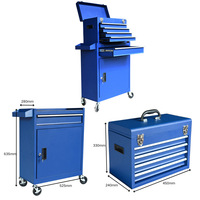 Armoire à outils métallique verrouillable en acier laminé à froid, personnalisable, de type chariot à outils modulable, pour rangement de garage, directement de l'usine
