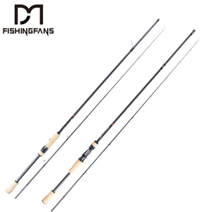 Canne à pêche en carbone FISHINGFANS ORCA H XH XXH, poids de lancer 18-60g, puissante pour brochet, carpe, bar, action XF, pêche au gros gibier - Product Image 1