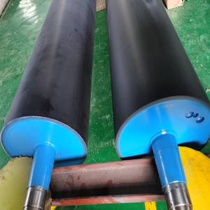 Rol pembawa pembawa konveyor penggerak baja sabuk tugas berat tahan air rol karet PU tahan aus - Product Image 6