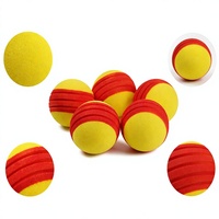 Typti Foam Tennis Pickleball Indoor/Outdoor Sports Training Competition High-Bounce High-Elasticity Red Yellow Two-Color 8.8cm
