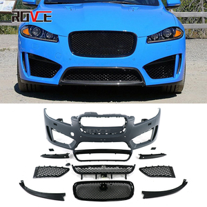 Kit Carrozzeria ROVCE: Paraurti Anteriore, Griglia, Minigonne Laterali, Diffusore Posteriore e Terminali di Scarico per <span class=keywords><strong>Jaguar</strong></span> <span class=keywords><strong>XF</strong></span> 2012-2015 - Aggiornamento Stile XFR-S - Product Image 2