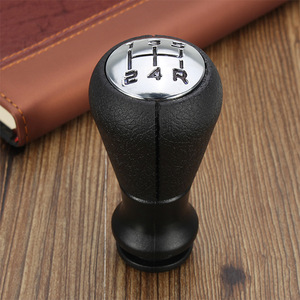 Palanca de Cambios de Cuero para Automóvil Peugeot, 5 Velocidades, Manual, Ergonómica, Negra, para 106 206 306 406 806 107 207 307 - Product Image 1