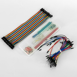 Thành phần điện tử vui vẻ Kit với Power Supply Module Jumper dây chính xác chiết 830 tie-điểm Breadboard - Product Image 5