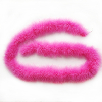 2m 25g Mini Boas de Plumas de Pavo Decorativas para Bodas y Fiestas