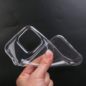 Fundas Transparentes para iPhone 15 Pro Max, 16 Plus, 17 Air, 17e, 16e, 14, <span class=keywords><strong>13</strong></span>, 12, de TPU Suave y Silicona, en Oferta - Product Image 6