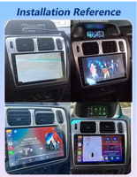 Autoradio Android 9 pouces pour Mitsubishi Pajero IO 1998-2007 Navigation GPS Lecteur multimédia Carplay