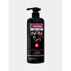 Champú Profesional Diario para el Cabello 900 ml Vegano con Aceite de Argán y Gel de Pimiento Rojo, Suavizante y de Limpieza Profunda para Uso en Salón Eclair - Product Image 1