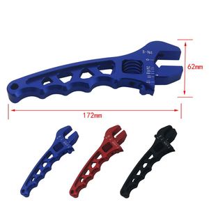 Clé à molette réglable en aluminium AN3-AN12, métrique, rouge, bleu, noir, épaisseur 6 mm, outil de bricolage - Product Image 1