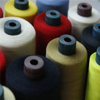 Fil à coudre Tex 45 en aramide méta, filé à cœur, teint, haute ténacité, élastique, résistant aux hautes températures, certifié Oeko-Tex, pour travaux manuels