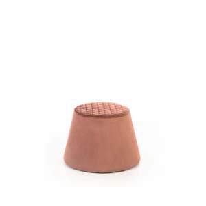 Moderno Pouf marocchino 46.5cm X 46.5cm 33cm H cotone bohémien juta di bambù per soggiorno o uso decorativo esterno - Product Image 1