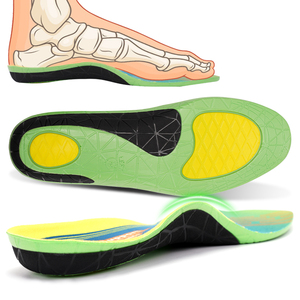 S-King Sport Chaussure Insert Pu Mousse Fasciite Plantaire Forte Arch Support <span class=keywords><strong>Semelles</strong></span> Orthopédique Semelle Orthopédique pour <span class=keywords><strong>Chaussures</strong></span> - Product Image 1