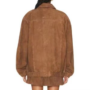 Chaqueta Personalizada de Alta Calidad, Estilo Hip-Hop Urbano, con Cierre y Diseño Oversize para Mujer - Product Image 3