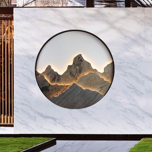 Outdoor Mural Wall Lamp Led Landscape Metal Frame Cylinder 20 Degree Beam Angle Waterproof For Courtyard Garden Background - Product Image 5