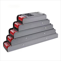Alimentation à découpage OEM 12V 24V 60-400W en aluminium mince pour pièces de maison, solution SKD 220V AC-DC pour éclairage intérieur