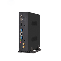 PC industriel embarqué sans ventilateur OEM ODM Intel Core I3 I5 I7 I9 avec 2 ports LAN, 6 ports RS232 RS485 et GPIO pour l'automatisation industrielle et les passerelles IoT