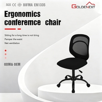 Fauteuil de bureau ergonomique en tissu chromé moderne contemporain haut de gamme pivotant avec hauteur réglable pour usage exécutif