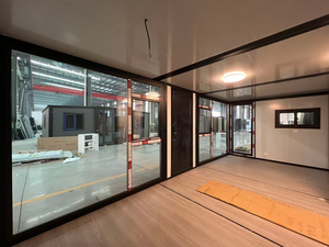 Casa Contenedor Expandible de 20 pies con Pared de Cristal Completa, Casa Prefabricada de Lujo, Diseño Expandible, Opciones de Expansión Flexibles para Mayor Espacio - Product Image 1