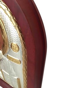 รูปปั้นพระแม่มารีสองชั้นภาพวาดด้วยมืองานฝีมือจากโรงงานทำจากไม้สำหรับตกแต่งบ้านทางศาสนาของตกแต่งโบสถ์อีสเตอร์คริสต์มาส - Product Image 4