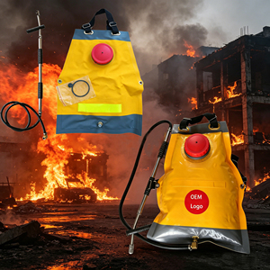 ชุดอุปกรณ์ดับเพลิงน้ำหนักเบา OEM Helitack 20 ลิตร กระเป๋าเป้สะพายหลังดับ<span class=keywords><strong>ไฟ</strong></span>ป่าแบบพับได้ PVC สำหรับการดับ<span class=keywords><strong>ไฟ</strong></span>เบื้องต้น - Product Image 1