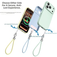 Étui magnétique écologique pour iPhone 18 Pro Max, minimaliste, confortable, personnalisable, en silicone liquide, antichoc
