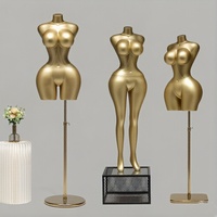 Mannequin africain grande taille demi-corps, fesses et poitrine généreuses, en FRP, pour présentation de vêtements en magasin, support d'affichage BBL