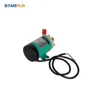 STARFLO MP-6RZ 미니 자석 화학 펌프 PP/PVDF 원심산 전달 물 펌프 마그네틱 드라이브 마이크로 기어 펌프