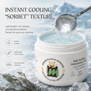MOMMY'S LITTLE MONSTER Set <span class=keywords><strong>Crema</strong></span> Viso e Lozione Corpo <span class=keywords><strong>per</strong></span> Bambini Senza Parabeni con Burro di Karité e Vitamina E Organica - Product Image 2