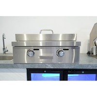 Abri de cuisine d'extérieur modulaire en acier inoxydable 304 pour camping d'été de luxe, modules de cuisine d'extérieur