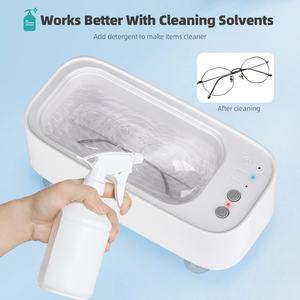 Limpiador Sónico Portátil para el Hogar, 3 Modos de Tiempo, Máquina de Limpieza Multifunción con Temporizador, Limpiador Ultrasónico para Joyería - Product Image 5