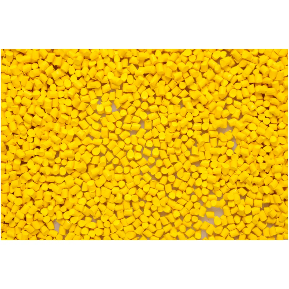 China plástico de alta calidad amarillo Masterbatch PP panel PP pellets plástico amarillo Masterbatch