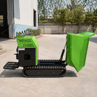 Hocheffizienter 500KG Mini-Dumper mit Hydraulischer Kippfunktion und Raupenfahrwerk für Landwirtschaft, Bau und Bergbau