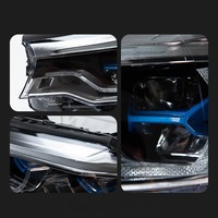 Faros Delanteros HETOP G30 2018-2020 Serie 5 525i 530i 535i Estilo Ikon Actualizado Estilo OSS LED DRL Lámpara Delantera Estilo Lente Láser para BMW