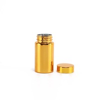 Emballage en plastique PET personnalisé de 50ml/60ml/100ml/120ml bouteilles de pilules blanches vides en vitamine bouteille de capsule ambre médicale