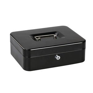 Hucha Portátil Pequeña de Acero, Plástico y Aleación de Aluminio con Cerradura y Llave para Monedas y Dinero en Efectivo - Product Image 4