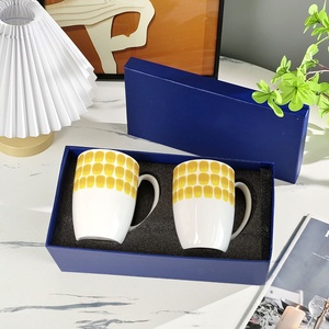 European Style Light Luxury High-End Bone <b>China</b> mug Exquisite Afternoon Tea Coffee <b>Cup</b> with Gift Box for Hotels - Product Image 1