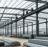 Maison modulaire préfabriquée à structure légère en acier à construction rapide avec toit en tôle d'acier galvanisé prépeint