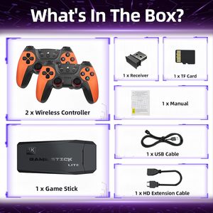 ZongX M9 Retro Video <strong>Game</strong> Console with Built in 20000+ <strong>Games</strong> 15 Emulators <strong>Plug</strong> <strong>and</strong> <strong>Play</strong> Retro <strong>TV</strong> <strong>Games</strong> with Wireless Controllers - Product Image 6