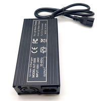Chargeur de batterie lithium-ion industriel 67.2V 5A pour vélos et motos électriques 60V 16S Chargeur de batterie Li-ion
