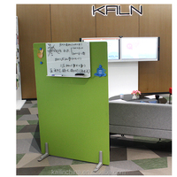 Cloison de bureau en verre autoportante, séparateur mobile pour projet de bureau commercial, sur mesure