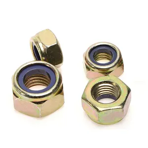 DIN980 Metal Lock Nut Din982 Nylon Nut DIN 985 Prevailing Torque Type Hexagon Thin M3 - M18 1/4" - 1" Nylon Lock Nut