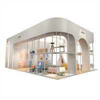 Stand d'exposition sur mesure, utilisation unique, 10x20ft, 20x20ft, pour la Foire ABC KIDS