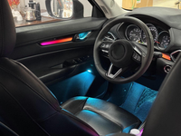 Lumière Ambiante LED Intérieure de Voiture SJC pour Mazda CX-5 2017-2024 RHD/LHD, Lumière Atmosphérique Dynamique 64 Couleurs, Symphonie de Lumière Arc-en-ciel