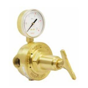 Vanne de réduction de pression Jierui 155L avec manomètre pour régulateur de gaz acétylène, oxygène, propane - Product Image 1