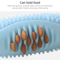 Brosse à mâcher pour chien en caoutchouc TPR durable, en forme de concombre de mer, pour le nettoyage dentaire des chiens