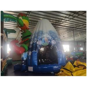 <span class=keywords><strong>Château</strong></span> gonflable de Noël pour enfants, avec toboggan, idéal pour les fêtes, la <span class=keywords><strong>location</strong></span> événementielle et les jeux en plein air - Product Image 4