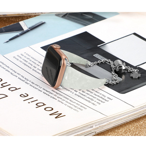 <span class=keywords><strong>Bracelet</strong></span> de montre iwatch mince en résine pour femmes, <span class=keywords><strong>40mm</strong></span> 41mm 42mm 45mm 46mm 49mm - Product Image 2