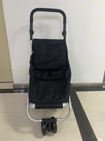Chariot de courses pliable pour enfants en zinc plaqué, avec 2/3 roues et capacité de charge de 25 à 35 kg, pour les personnes âgées